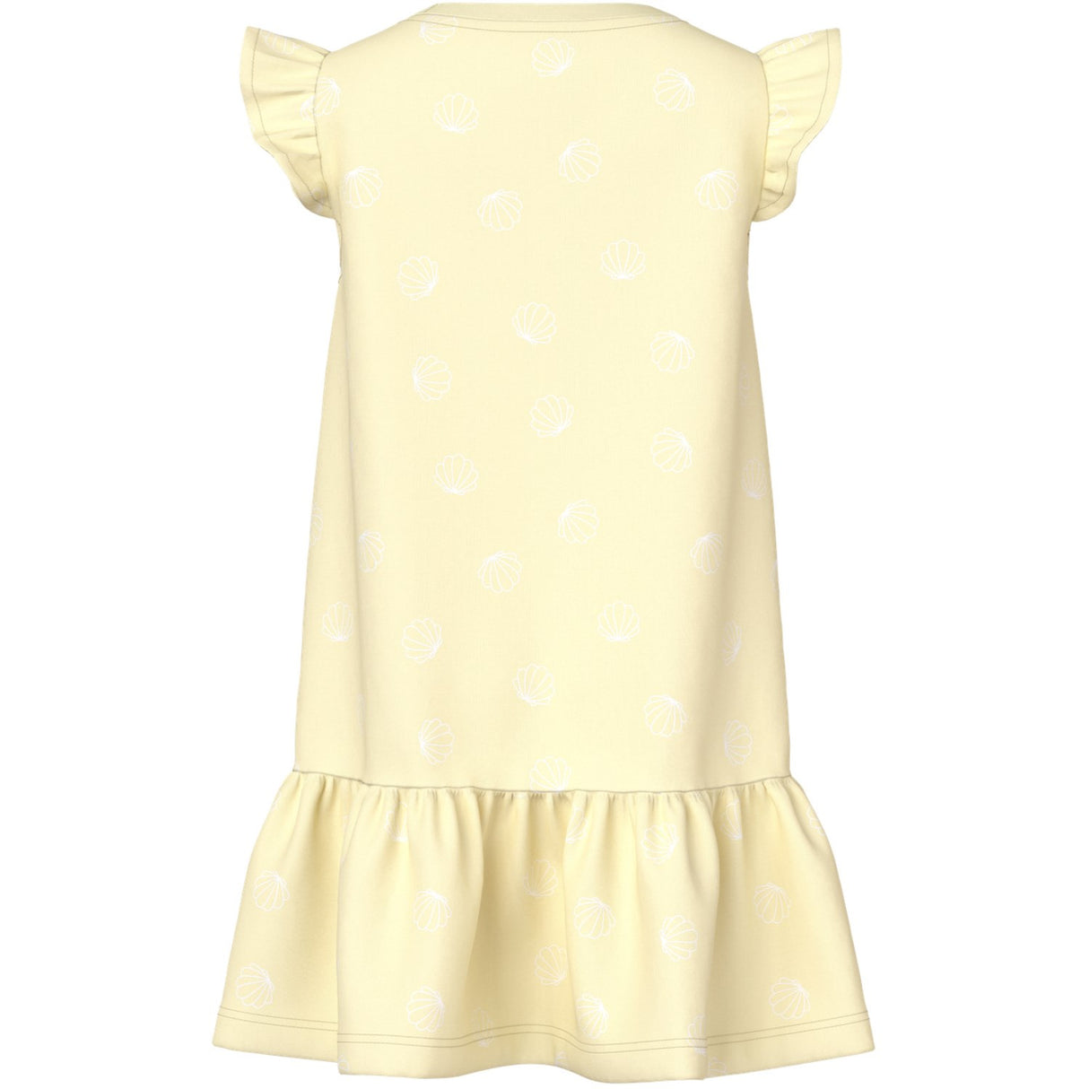 Name It Pear Sorbet Sea Shells White Nmfvida Capsl Dress