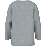 Name It Grey Melange Shark Nmmvilasse Ls Nreg Top