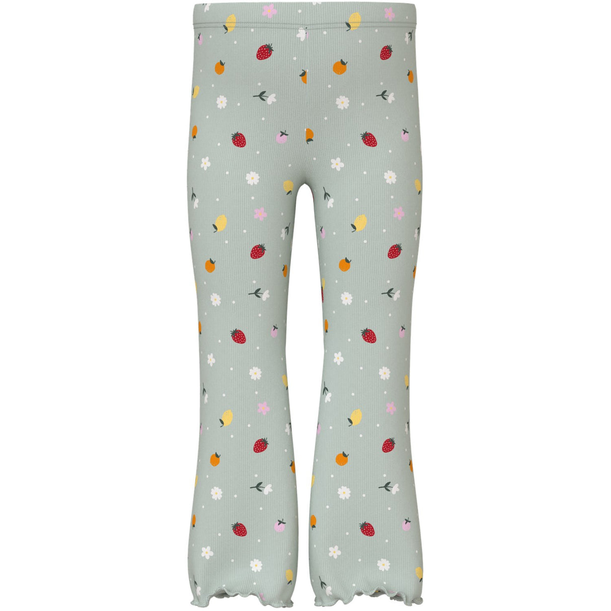 Name It Pale Aqua Fruit Flowers Nmfvemia Pants