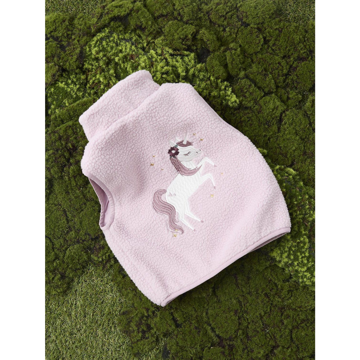 Name It Keepsake Lilac Nmfmall Sherpa Vest