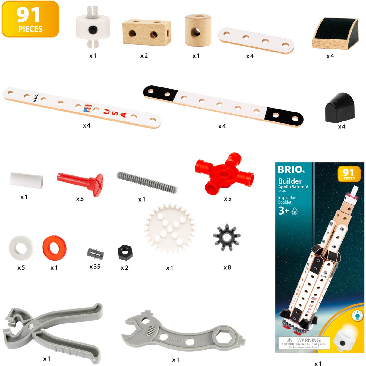 BRIO® 34607 Builder Apollo Saturn V