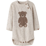 Lil'Atelier Turtledove Teddy Nbngalto Ria Ls Knit Body Lil