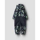 Name It Dark Sapphire Graphic Dino Nmmalfa08 Softshell Suit Aop 1Fo Noos