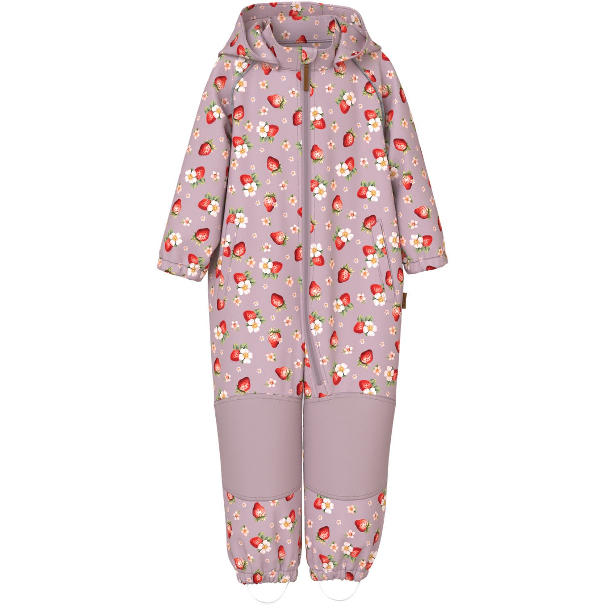 Name It Keepsake Lilac Strawberry Nmfalfa08 Softshell Suit Aop 1Fo Noos
