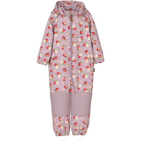 Name It Keepsake Lilac Strawberry Nmfalfa08 Softshell Suit Aop 1Fo Noos