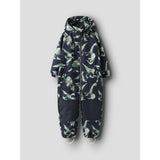 Name It Dark Sapphire Graphic Dino Nmmalfa08 Softshell Suit Aop 1Fo Noos