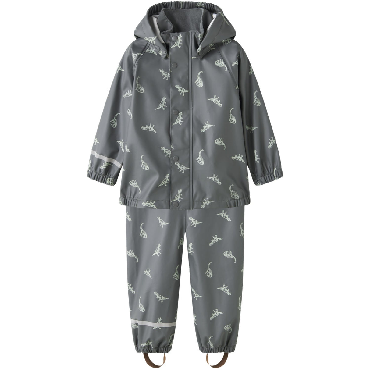 Name It Balsam Green Dino Nmmdry10 Rain Set Aop Fo