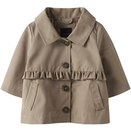 Name It Savannah Tan Nbfmadelin Trench Coat