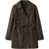 Name It Chocolate Brown Nkfmadelin Trench Coat Noos