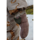 Konges Sløjd Bunny Brown Melange Fruity Mittens
