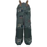Name It Balsam Green Machines Nmmalfa08 Softshell Bib Pants Aop Fo