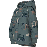 Name It Balsam Green Machines Nmmalfa08 Softshell Jacket Aop Fo