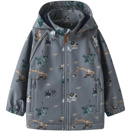Name It Flint Stone Work Truck Nmmalfa08 Softshell Jacket Aop 1Fo