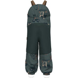 Name It Balsam Green Machines Nmmalfa08 Softshell Bib Pants Aop Fo