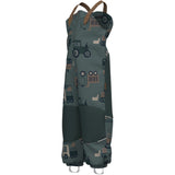 Name It Balsam Green Machines Nmmalfa08 Softshell Bib Pants Aop Fo