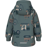 Name It Balsam Green Machines Nmmalfa08 Softshell Jacket Aop Fo