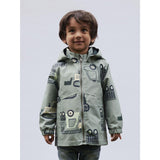 Name It Chinois Green Nmmmax Jacket Li Aop Noos