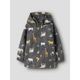 Name It Blackened Pearl 5 Safari Nmmmax Jacket Li Aop Noos