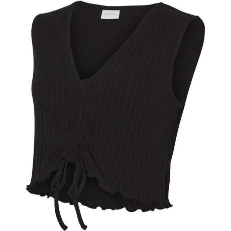 Mama;licious Black Mlhatha Sl Crop Jrs Top