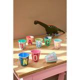 Rice Flowers Medium Melamine Cup With The Letter E