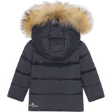Ver De Terre 600 Navy Baby Down Jacket W/Fur