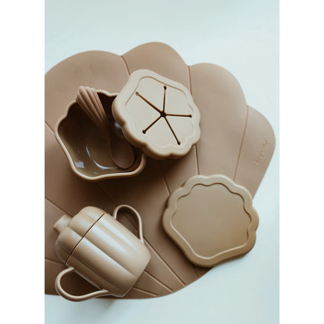 Konges Sløjd Terra Cotta Silicone Clam Set