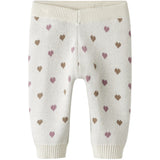 Lil'Atelier Turtledove Sepia Tint Nbfsaran Knit Pants Heart Lil