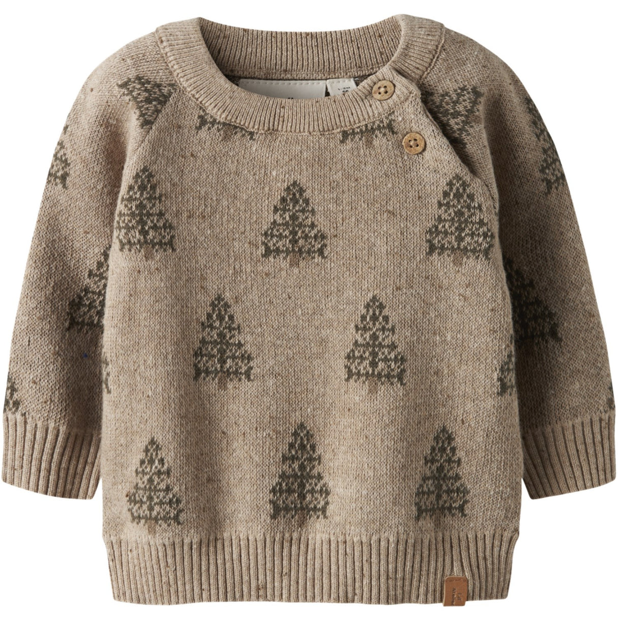 Lil'Atelier Oxford Tan Nbngalto Bob Ls Knit Lil