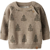 Lil'Atelier Oxford Tan Nbngalto Bob Ls Knit Lil