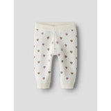 Lil'Atelier Turtledove Sepia Tint Nbfsaran Knit Pants Heart Lil