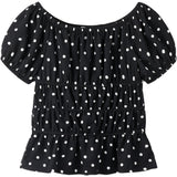 Name It Black Nkfrachel Ss Top