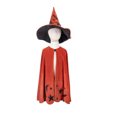 Great Pretenders Autum Embers Wizard Cape With Hat