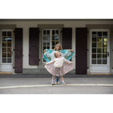 Great Pretenders The 5th Avenue Paillette Cape, Gold/Light Pink
