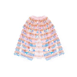 Great Pretenders The 5th Avenue Paillette Cape, Gold/Light Pink