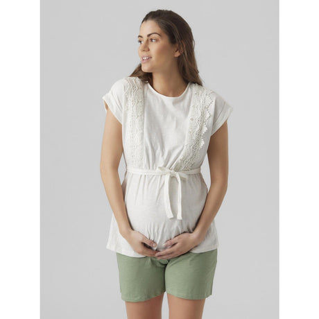 Mama;licious Snow White Crochet Mlalisa Mary Cap Jrs Top 2F. Noos