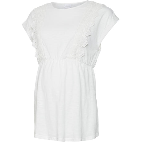 Mama;licious Snow White Crochet Mlalisa Mary Cap Jrs Top 2F. Noos