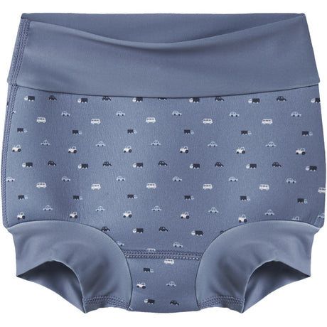 Name It Vintage Indigo Nmmzippo Swim Brief W Shield