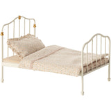 Maileg Vintage Seng, Mus - Råhvid