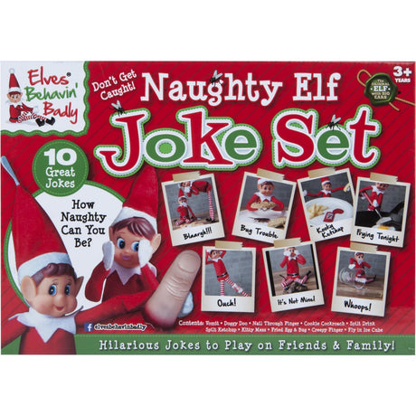 Elves Behavin' Badley Naughty Elf Box Of 10 Jokes
