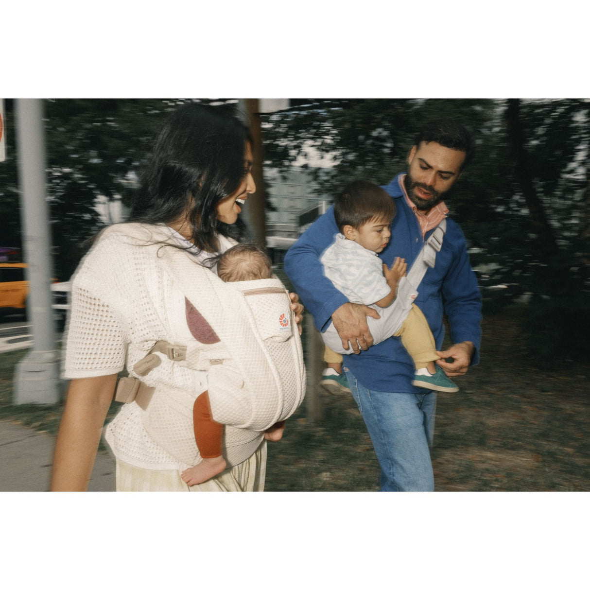 Ergobaby Pearl Grey Upsie Sling Carrier