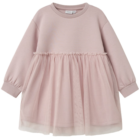 Name It Burnished Lilac Nmfkersti Sweat Dress Unb