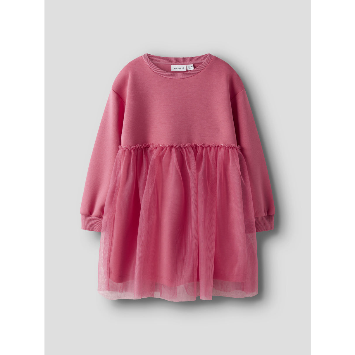 Name It Rapture Rose Nmfkersti Sweat Dress Unb