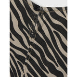 Name It Cement Black Zebra Zebra Twill Spencer Dress