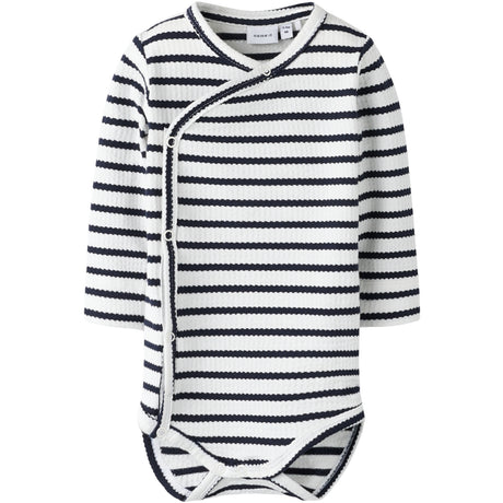 Name It Cloud Dancer Sky Captain Nbfkattie Ls Wrap Body