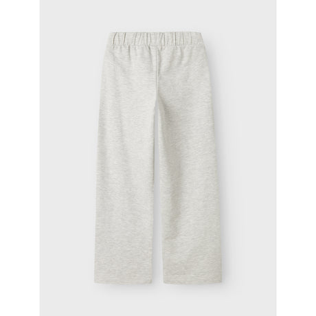 Name It Light Grey Melange Nkfkarrie Wide Sweat Pants Unb