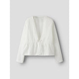 Name It Bright White Nkfkarlina Ls Shirt