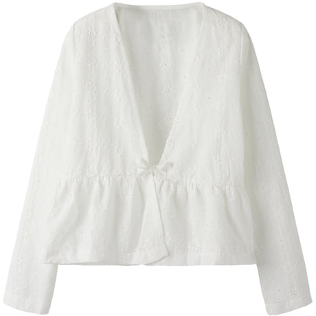 Name It Bright White Nkfkarlina Ls Shirt