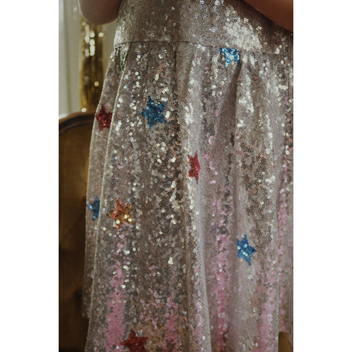 Konges Sløjd Star Sequin Silver Starla Star Dust Dress