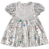 Konges Sløjd Star Sequin Silver Starla Star Dust Dress