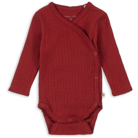 Konges Sløjd Red Dahlia Minnie Newborn Body Gots